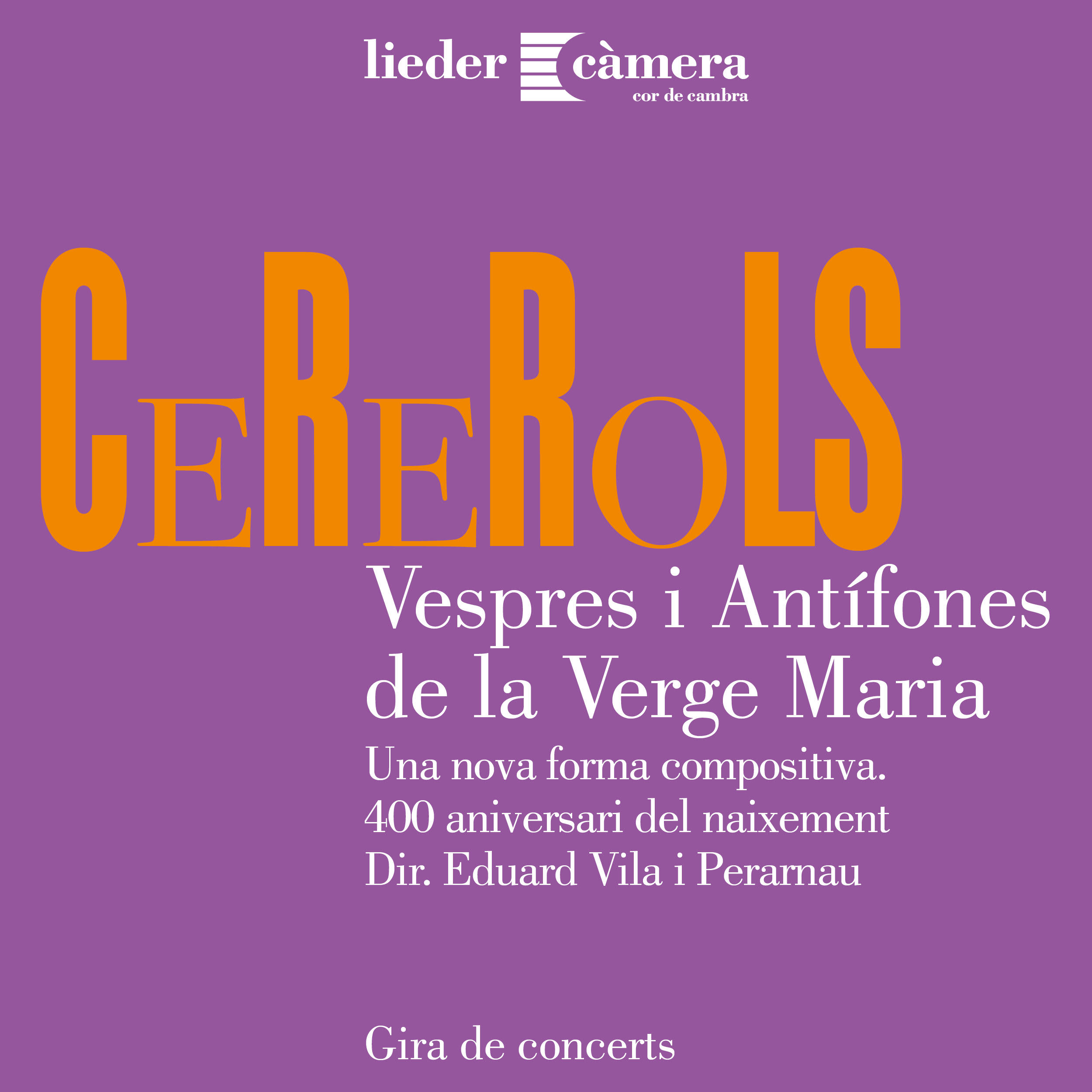 400 aniversari Joan Cererols